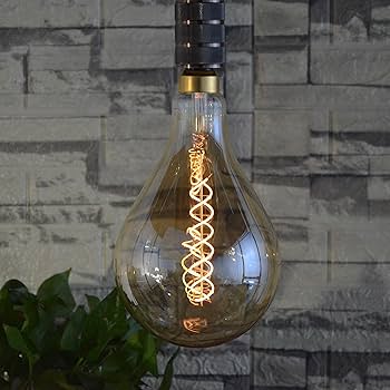 SD LUX Oversized Vintage LED Light Bulbs 8W, Medium Base E26